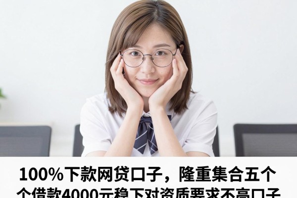 100%下款网贷口子,隆重集合五个借款4000元稳下对资质要求不高口子