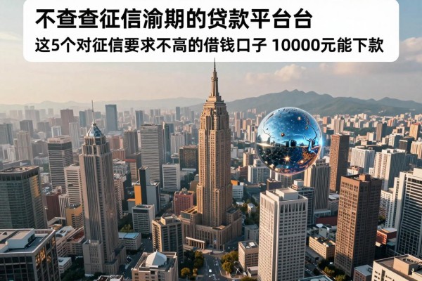 不查征信逾期的贷款平台,讲说这5个对征信要求不高的借钱口子10000元能下款