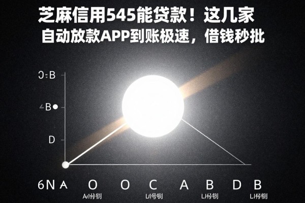 芝麻信用545能贷款!这几家自动放款APP到账极速,借钱秒批
