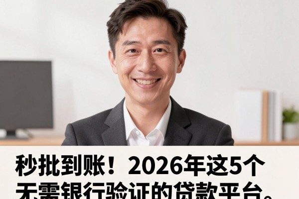 秒批到账!2026年这5个无需银行验证的贷款平台,