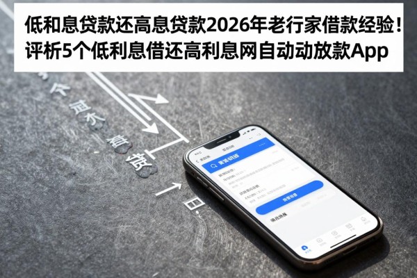 低利息贷款还高利息贷款2026年老行家借款经验!评析5个低利息借钱还高利息网贷自动放款app