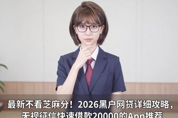最新不看芝麻分!2026黑户网贷详细攻略,无视征信快速借款20000的App推荐