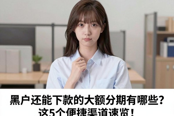 黑户还能下款的大额分期有哪些？这5个便捷渠道速览！