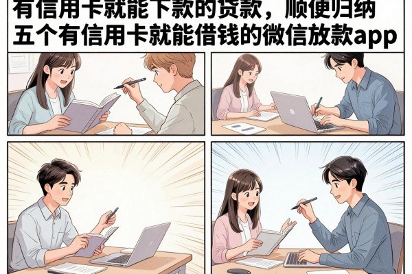 有信用卡就能下款的贷款,顺便归纳五个有信用卡就能借钱的微信放款app