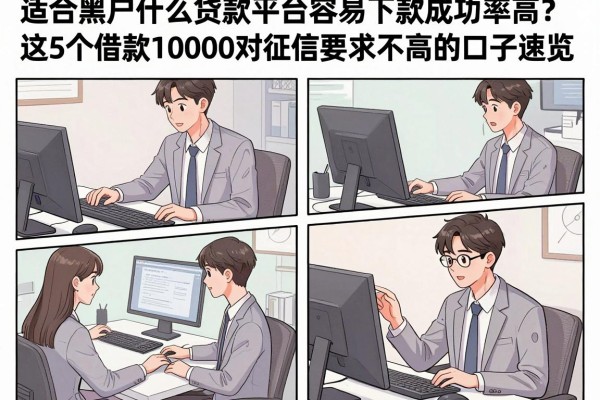 适合黑户什么贷款平台容易下款成功率高？这5个借款10000对征信要求不高的口子速览