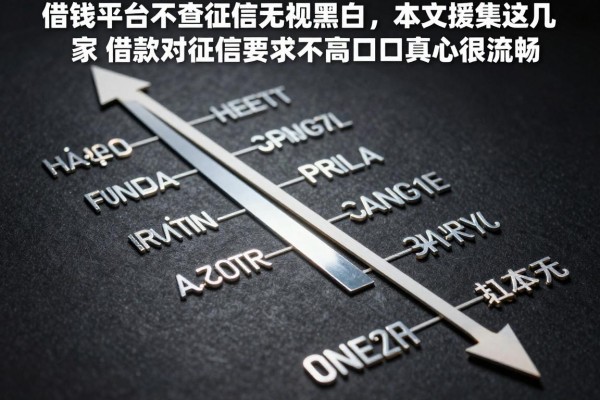 借钱平台不查征信无视黑白,本文搜集这几家借款对征信要求不高口子真心很流畅
