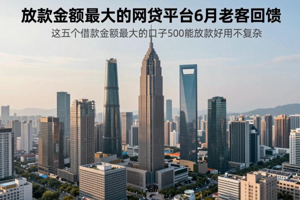 放款金额最大的网贷平台6月老客回馈,这五个借款金额最大的口子500能放款好用不复杂