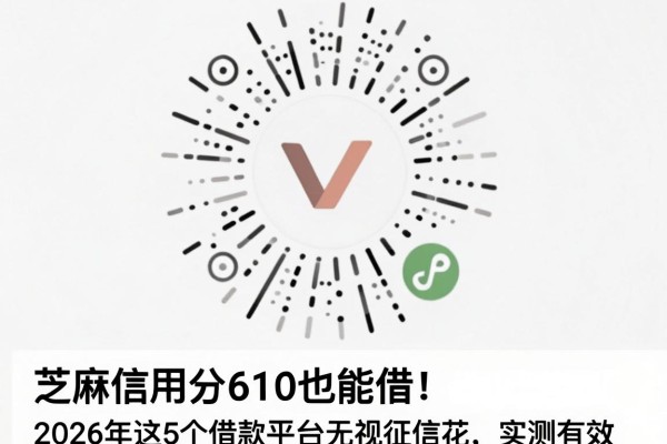 芝麻信用分610也能借！2026年这5个借款平台无视征信花，实测有效