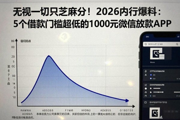 无视一切只看芝麻分!2026内行爆料:5个借款门槛超低的1000元微信放款APP