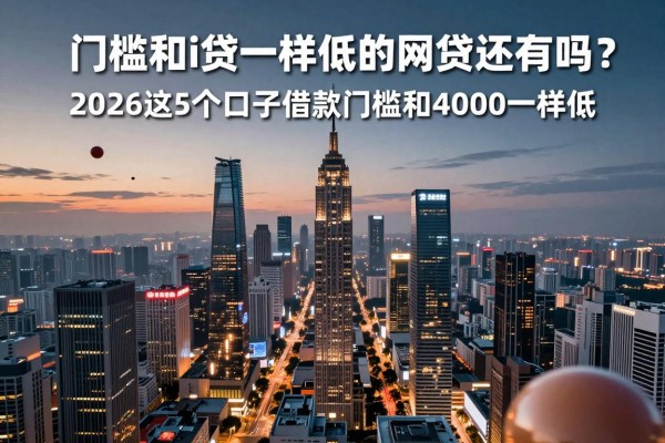 门槛和i贷一样低的网贷还有吗?2026这5个口子借款门槛和4000一样低
