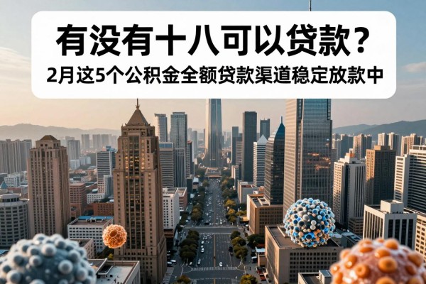 有没有十八可以贷款?2月这5个公积金全额贷款渠道稳定放款中