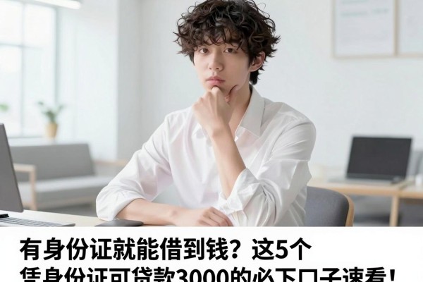 有身份证就能借到钱?这5个凭身份证可贷款3000的必下口子速看!