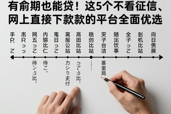 有逾期也能贷!这5个不看征信、网上直接下款的平台全面优选