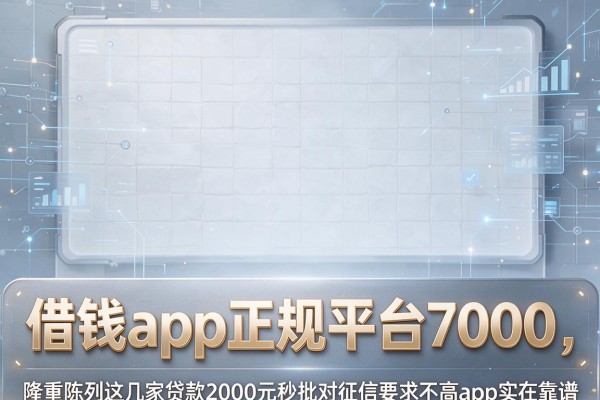 借钱app正规平台7000,隆重陈列这几家贷款2000元秒批对征信要求不高app实在靠谱
