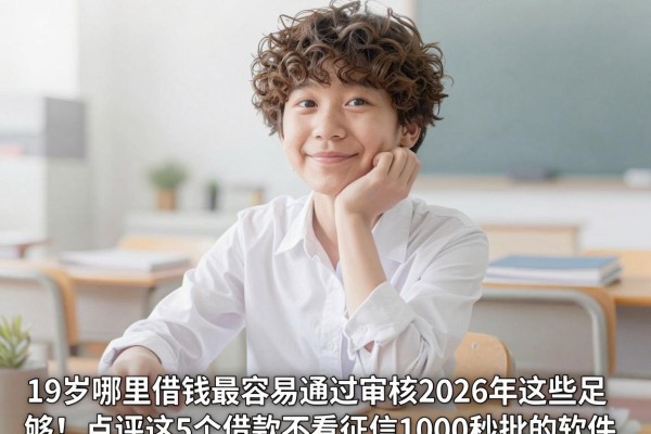 19岁哪里借钱最容易通过审核2026年这些足够!点评这5个借款不看征信1000秒批的软件