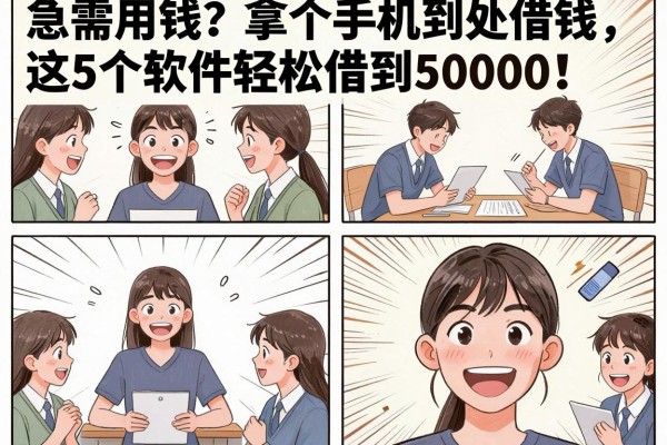 急需用钱?拿个手机到处借钱,这5个软件轻松借到50000!