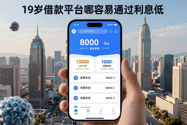 19岁借款平台哪个容易通过利息低的2026年利率低到不敢信!快看这5个19岁网贷对利息要求不高8000元必下app