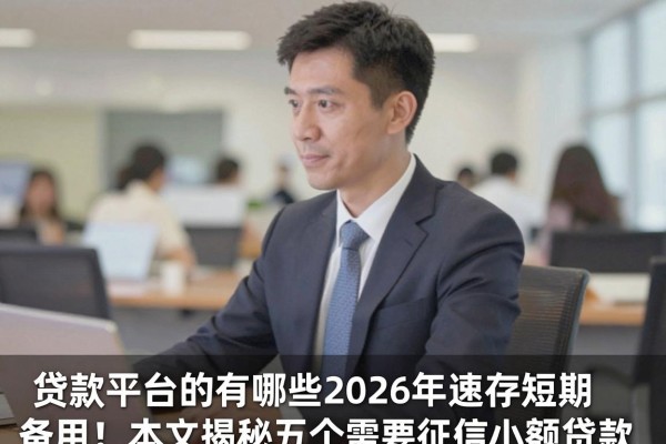 贷款平台的有哪些2026年速存短期备用！本文揭秘五个需要征信小额贷款