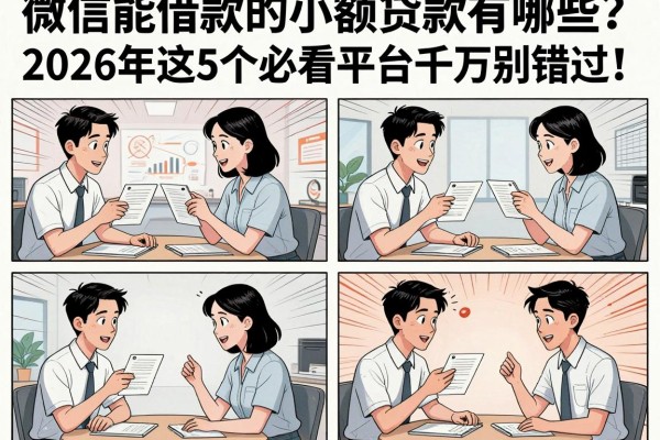 微信能借款的小额贷款有哪些?2026年这5个必看平台千万别错过