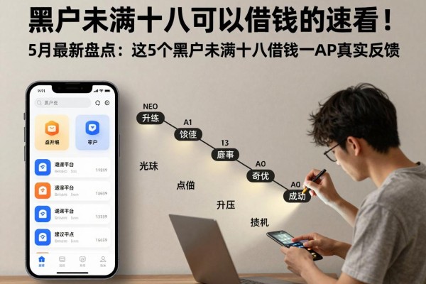 黑户未满十八可以借钱的速看!5月最新盘点:这5个黑户未满十八借钱一千的APP真实反馈