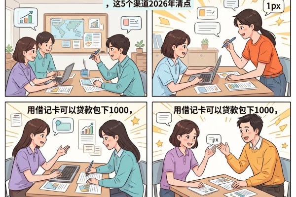 用借记卡可以贷款包下1000,这5个渠道2026年清点