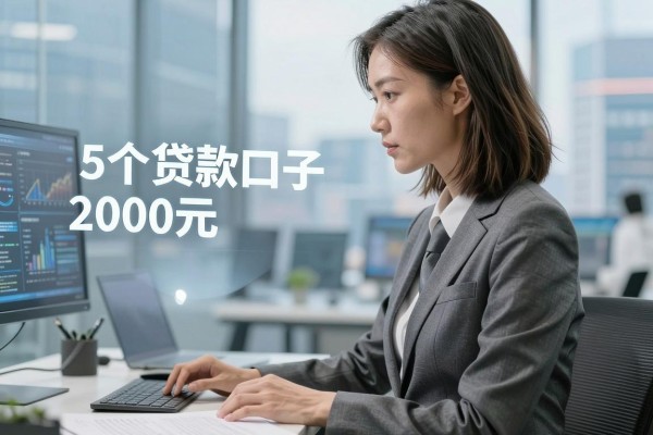 这5个贷款2000元的口子对征信要求不高，易下款的借钱口子有哪些都在这