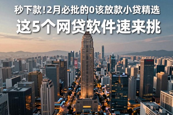 秒下款!2月必批的24小时审核放款的小贷精选,这5个网贷软件速来挑!
