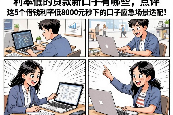 利率低的贷款新口子有哪些，点评​这5个借钱利率低8000元秒下的口子应急场景适配