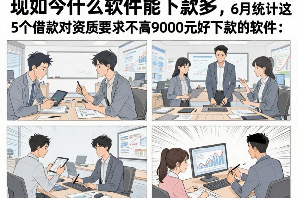 现如今什么软件能下款多,6月统计这5个借款对资质要求不高9000元好下款的软件