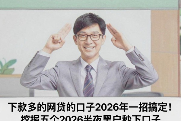 下款多的网贷的口子2026年一招搞定!挖掘五个2026半夜黑户秒下口子
