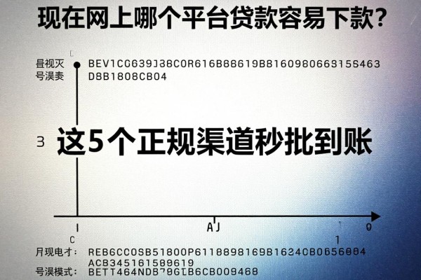 现在网上哪个平台贷款容易下款?这5个正规渠道秒批到账