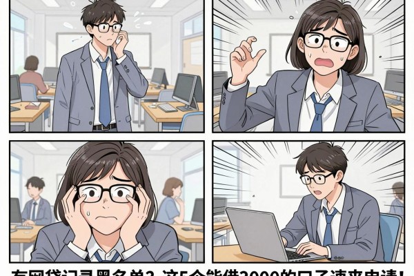 有网贷记录黑名单?这5个能借3000的口子速来申请!