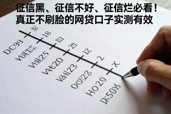 征信黑、征信不好、征信烂必看！真正不刷脸的网贷口子实测有效
