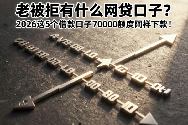 老被拒有什么网贷口子?2026这5个借款口子70000额度照样下款!