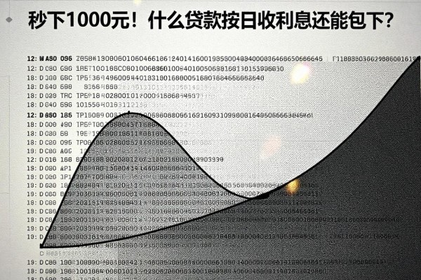 秒下1000元!什么贷款按日收利息还能包下?