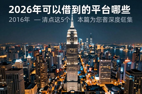 2026年可以借到钱的平台有哪些2026年清点这5个!本篇为您深度汇集!