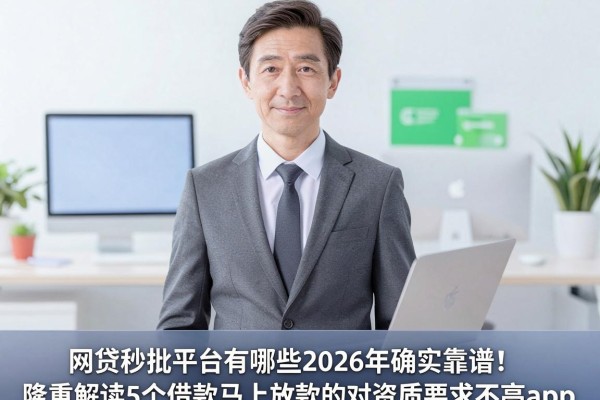 网贷秒批平台有哪些2026年确实靠谱!隆重解读5个借款马上放款的对资质要求不高app