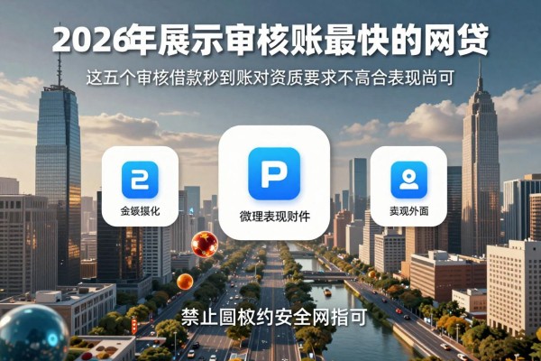 2026年展示审核到账最快的网贷,这五个审核借款秒到账的对资质要求不高软件综合表现尚可