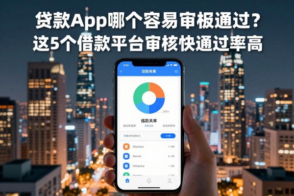 贷款app哪个容易审核通过?这5个借款平台审核快通过率高