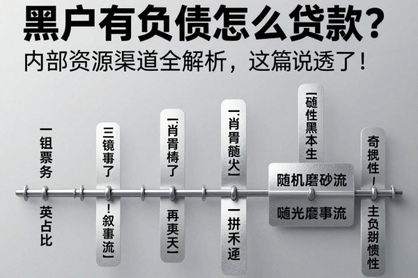 黑户有负债怎么贷款?内部资源渠道全解析,这篇说透了!