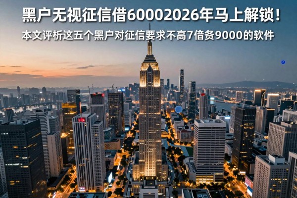 黑户无视征信借60002026年马上解锁！本文评析这五个黑户对征信要求不高借钱9000的软件