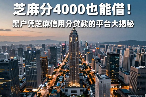 芝麻分4000也能借!黑户凭芝麻信用分贷款的平台大揭秘