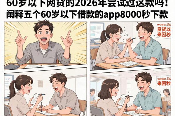 60岁以下网贷的2026年尝试过这款吗!阐释五个60岁以下借款的app8000秒下款
