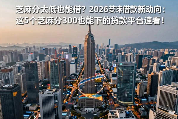 芝麻分太低也能借?2026芝麻借款新动向:这5个芝麻分300也能下的贷款平台速看!