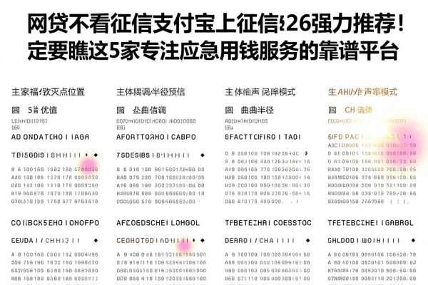 网贷不看征信支付宝上征信的2026强力推荐!定要瞧这5家专注应急用钱服务的靠谱平台