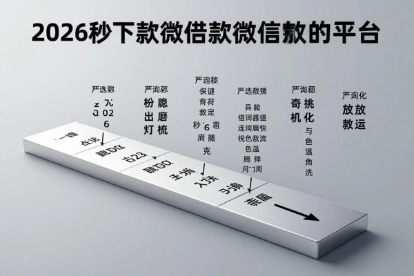 2026秒下款微信公众号，严选五个2026秒借款微信放款的平台