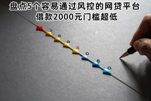 盘点5个容易通过风控的网贷平台，借款2000元门槛超低