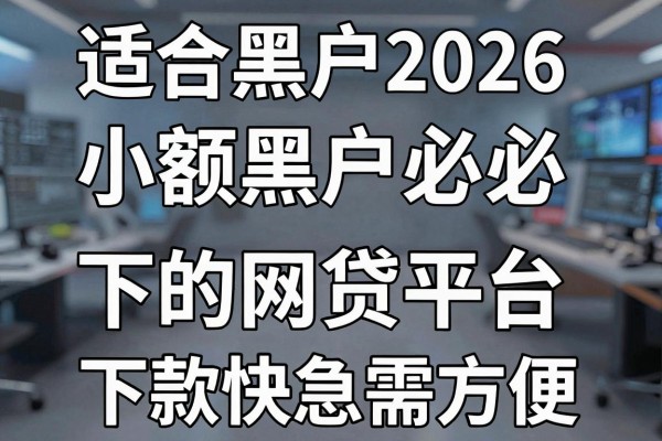 适合黑户2026这5个小额黑户必下的网贷平台,下款快急需方便