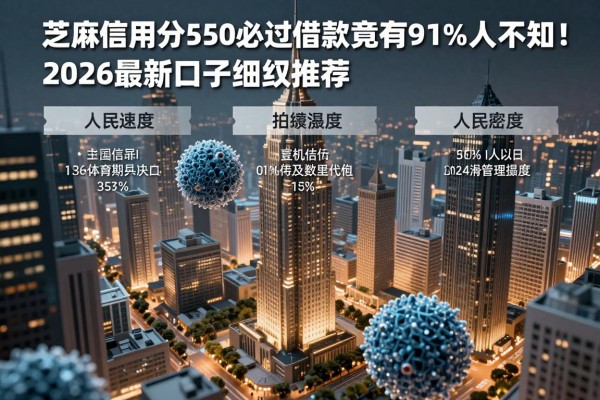 芝麻信用分550必过借款竟有91%人不知!2026最新口子细致推荐
