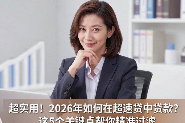 超实用！2026年如何在超速贷中贷款？这5个关键点帮你精准过滤